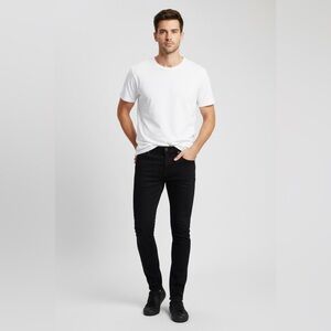 Zoo York Mens Jeans Black Skinny F-11